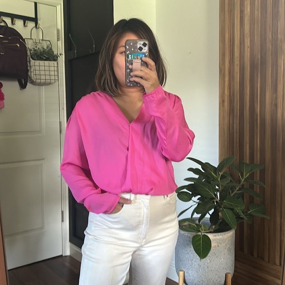DO+BE Hot Pink Vibrant Bodysuit. S